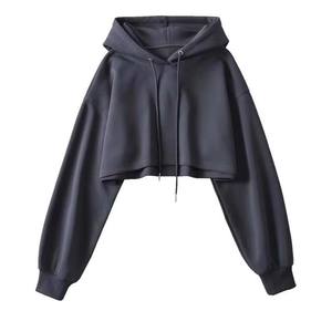 Sudadera Corta de Tela Suave 2026, Sudadera Informal de Manga Larga, Mezcla de Algodón Transpirable y Cómoda, Sudadera Corta a la Moda - Product Image 6