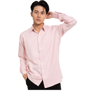 Camisa Casual Tejida para Hombre, Personalizada con Impresión, Antiarrugas, Poliéster/Algodón, ODM, Manga Larga, Logotipo Multiposición, Tiempo de Entrega de Muestra de 7 Días - Product Image 1