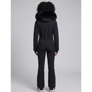 Mono de esquí unisex de moda 2026, ligero y aislado, con cinturón en la cintura, pierna acampanada, cierre de cremallera, impermeable 10.000 mm - Product Image 4