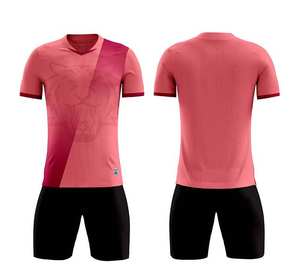 Conjunto de fútbol de malla lisa en poliéster, de secado rápido y transpirable, colección de verano para equipos de fútbol. - Product Image 3