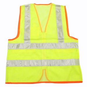 Gilet de sécurité réfléchissant ANSI 100% polyester à manches longues pour hommes, usage par les agents de sécurité, toutes saisons - Product Image 3