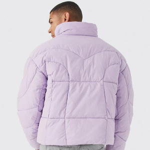 Premium Puffer <b>Men</b>’s <b>Jacket</b> For Winter Custom Casual Outdoor Wear For <b>Men's</b> Windproof Zipper Closure Side Pockets <b>Men's</b> Coat - Product Image 3
