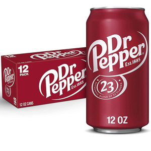 Dr Pepper económico, paquete de cartón de 24 latas de 320 ml - Product Image 1