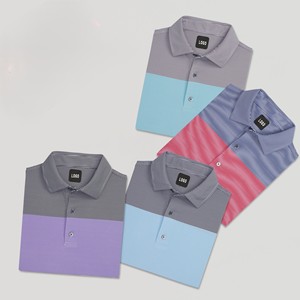 Designer Stylish Men Dry Quick Polyester Spandex Breathable Four-Way Stretch Eco-Friendly Lightweight Custom Golf Polo Shirts - Product Image 6