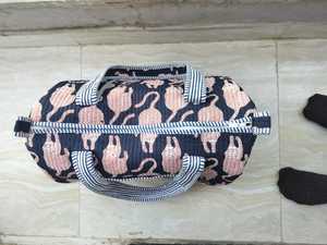 Matching Floral Print Duffel <b>Bag</b> For <b>Weekend</b> <b>Travel</b> Gym Essentials And Overnight Trips Sculptures Decorative Accents - Product Image 3