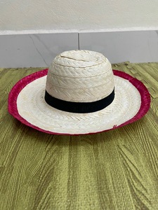 Natural <b>Straw</b> Mexican Sombrero <b>Hat</b> Wide Brim Vietnam Material For Summer Beach Festival Costume And Outdoor Event Use - Product Image 2