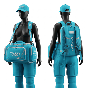 Bolsa de Hockey sobre Hielo de Poliéster Premium de 900 GSM, Diseño de Paneles Blanco y Gris, Logotipo Personalizado con Bordado e Impresión, Bolsa Deportiva Resistente - Product Image 5