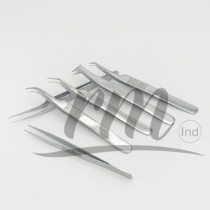 ขนตาปลอมแหนบต่อขนตาปลอมทำจากสเตนเลสที่มีเพชรปริมาณสูงโลโก้ได้ตามต้องการแบบ RMET17007 - Product Image 4