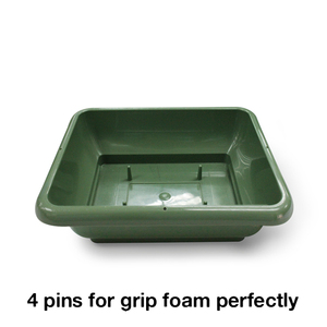 Plateau floral FT-04 pour la remise des diplômes, taille 16,4 cm (L) x 13,5 cm (P) x 5,23 cm (H), en plastique réutilisable pour l'arrangement floral, le jardinage et la pépinière - Product Image 4