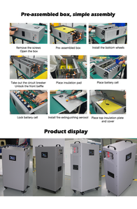 Caja de Batería Vertical YIXIANG EU Stock 48V LiFePO4 S1 con 16 Celdas, Salida de 15kWh, Carcasa con BMS JK 200A para Almacenamiento de Energía Doméstica - Product Image 3