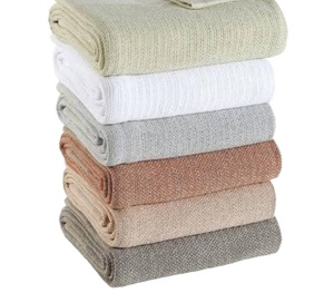 Manta personalizada de 100% algodón con diseño de Jacquard con borlas de HARSHIT INTERNATIONAL - Product Image 4