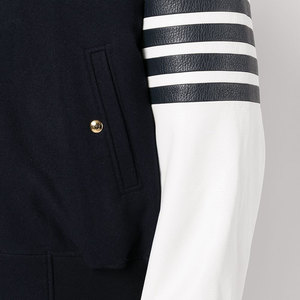 แจ็คเก็ตเบสบอลผู้ชายแบบขายส่ง แจ็คเก็ต Letterman สั่งทำพิเศษสำหรับผู้ชายในราคาที่เข้าถึงได้ - Product Image 4