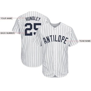 Camiseta de Softbol Personalizada para Mujer, con Rayas Blancas y Azul Marino, Transpirable, que Absorbe la Humedad, Ropa Deportiva de Equipo, Uniformes Deportivos al por Mayor - Product Image 5