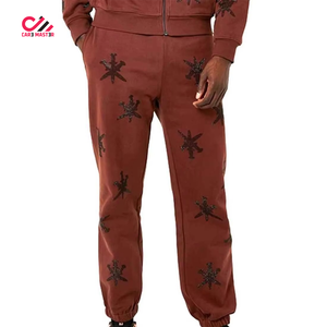 Chándal Informal con Capucha para Hombre, Personalizado de Alta Calidad, con Pedrería, Transpirable, Cómodo, Antiarrugas, Último Diseño - Product Image 4