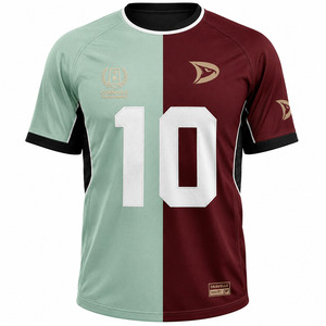 เสื้อคอร์นโฮลแบบสั่งทำสำหรับผู้ชาย เสื้อทีมสำหรับการแข่งขัน ระบายเหงื่อได้ดี พร้อมหมายเลขและโลโก้แบบพิมพ์ลาย - Product Image 2