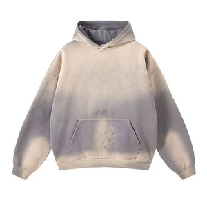 Sudadera con Capucha Extra Grande para Hombre, 100% Algodón, Tejido Grueso de 500g, Sudadera de Punto, Ropa Urbana, con Capucha, Logotipo Personalizado, ODM, Otoño - Product Image 3