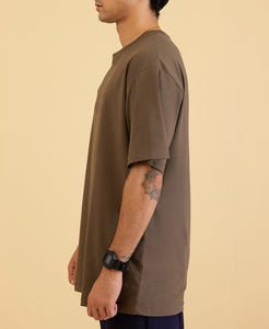 Camiseta de Hombre al por Mayor, 100% Algodón, Tejido de Punto Liso, Talla Grande, con Logotipo 3D Personalizado en Espuma - Product Image 2