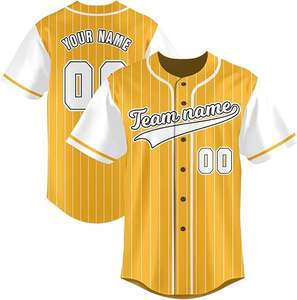 Uniformes de Béisbol al por Mayor, Camisetas Blancas Talla Estadounidense, Logotipo Bordado, Nombre, Ropa de Béisbol, Jersey de Béisbol Personalizado por Sublimación para Hombre - Product Image 1