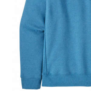<b>Men's</b> <b>Blue</b> Crew Neck Sweatshirt Knitted Solid Color Regular Fit Casual Pullover Winter Wear 2027 100% Cotton Eco-Friendly - Product Image 5
