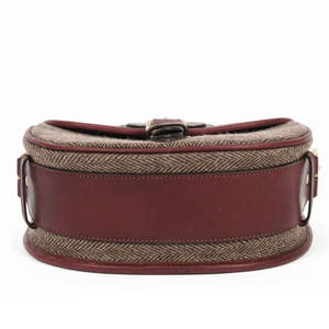 กระเป๋าเก็บตลับหนังแท้ทำมือสำหรับกิจกรรมกลางแจ้ง พร้อมดีไซน์วินเทจแบบเรียบง่าย สายสะพายไหล่ปรับได้ ทนทาน - Product Image 4