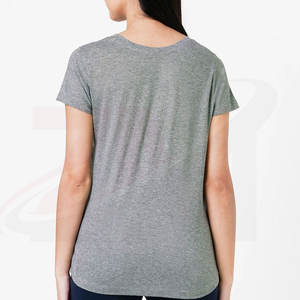 T-shirts pour femmes sur mesure, durables, style tendance, impression de logo, service OEM disponible - Product Image 4