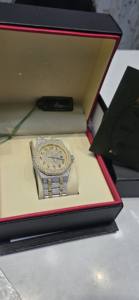 Montres mécaniques automatiques de luxe numériques pour le monde des affaires, avec diamants Moissanite, boîtier en cristal saphir, cadran à aiguilles, étanches 10 bars - Product Image 6