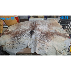 Cow Hide Genuine Leather Rug Floor Modern Finish Authentic Real Animal Carpet <b>Large</b> Sizes Luxury Living Rooms Area Statement Mat - Product Image 3