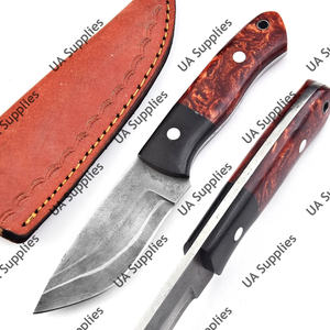 Cuchillo Sanmai de Acero con Hoja Fija de Punta Caída y Borde Biselado, Mango de Resina, Ligero, Multifuncional, para Camping, Caza y Rescate al Aire Libre -8 - Product Image 5