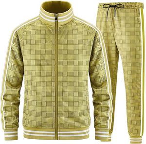 <b>Men</b> Winter Hip Hop Hooded Casual Solid Tracksuit Set Full-zip Long Sleeve 100% Cotton Quick Dry 2-Piece - Product Image 1