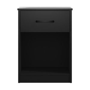 Comodino Ardent con 1 cassetto in rovere nero (confezione da 2) - Product Image 3