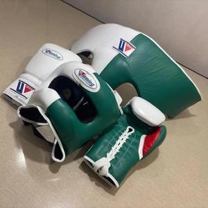 ชุดฝึกซ้อมมวยคุณภาพสูงระดับมืออาชีพจากโรงงานผู้ผลิตโดยตรง พร้อมถุงมือหนังคุณภาพสูง ที่ครอบศีรษะ และอุปกรณ์ป้องกันอวัยวะเพศชาย - Product Image 3