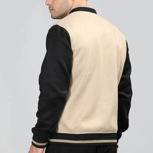 Blouson universitaire d'hiver en laine pour homme de haute qualité, col montant, style urbain, logo et lettres personnalisables, respirant, séchage rapide, taille personnalisée - Product Image 4