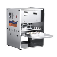 Machine de scellage semi-automatique pour cuillères à miel, scelleuse à chaleur pour feuilles d'aluminium, machine d'emballage pour cuillères en plastique 5g/7g/10g pour le miel