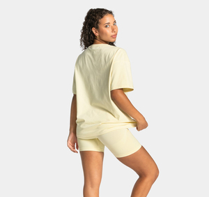 Camisetas de cuello redondo para mujer, personalizadas con logotipo, de moda, de manga corta, holgadas, para verano, gran venta. - Product Image 3