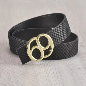 เข็มขัดหนังวัวแท้สไตล์ตะวันตกสุดหรูสำหรับผู้ชาย รุ่นทันสมัย 69 พร้อมหัวเข็มขัดแบบดิจิตอล ปรับความยาวได้ - Product Image 4