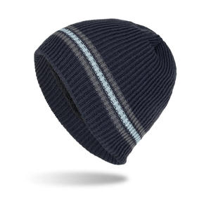 Beanie Jacquard Knitted <b>Hat</b> Soft Stretch Fabric <b>Winter</b> Cap Textured Pattern Casual Streetwear Unisex Style And Sale OEM Service - Product Image 2