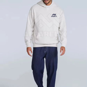 เสื้อมีฮู้ดผู้ชายทันสมัยผ้าฝ้ายผสมมีฮู้ดผ้านุ่มสำหรับสวมใส่บนถนนแบบลำลองทันสมัย - Product Image 4