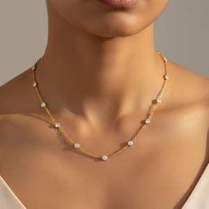 0.70CTW, Redondos, con bisel, tipo stud lineal, pendientes colgantes / pendientes lineales - Product Image 6