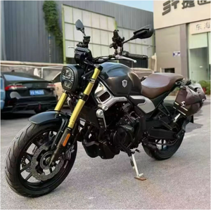 Motocyclette cruiser vintage à essence Wuji 500cc d'occasion >80 km/h - Product Image 1