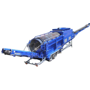 Planta de cribado Trommel de la mejor calidad para reciclaje de residuos de la India con engranajes centrales y componentes de motor - Product Image 1