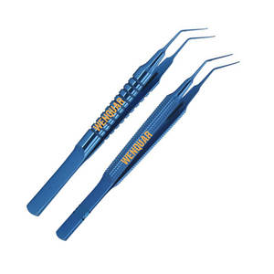 Pinzas de Capsulorhexis Anguladas de Titanio para Cirugía Oftálmica de Alta Demanda, Precio con Descuento, Venta Wenquar - Product Image 1