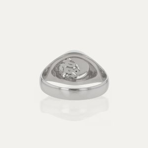 Anillo de Moissanita Plateado en Platino para Mujer, Diseño Hip Hop, Plata de Ley 925, Engaste de Canal, Joyería de Moda Lujosa y Brillante - Product Image 4