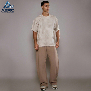 New Arrival Trendy Acid <b>Wash</b> T-Shirts For <b>Men</b>, In Maroon With Black Color Streetwear Style Casual Slim Fit Short Sleeve Tops - Product Image 4