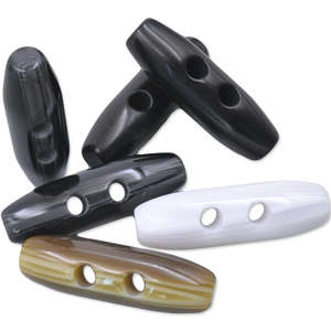 Botones de Cuerno Natural de Alta Calidad Hechos a Mano, Impermeables, 100% Cuerno Real, con 1/2 Orificios, Grandes, de Cuerno de Búfalo, para Decoración de Muebles - Product Image 1