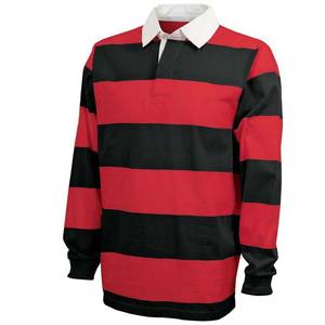 Camisetas Polo Personalizadas para Hombre, Rayadas, Oversize, de Algodón, Estilo Rugby, 100% Poliéster, Tejido de Punto Ecológico - Product Image 4