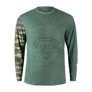 เสื้อยืดแขนยาวลายพรางแบบพรีเมียมสำหรับผู้ชาย ระบายอากาศได้ดี แห้งเร็ว เหมาะสำหรับออกกำลังกาย กีฬากลางแจ้ง ตกปลา ผลิตจากโรงงาน - Product Image 1