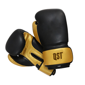 Gants d'entraînement de boxe MMA et kick-boxing en cuir véritable respirant avec fermeture auto-agrippante au poignet, haute qualité, pour hommes et femmes, personnalisables OEM - Product Image 3