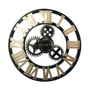 Luxury Modern Sunburst <b>Wall</b> <b>Clock</b> Gold Metal Geometric Wire Design Silent Timepiece for Creative Living Room Office <b>Wall</b> <b>Decor</b> - Product Image 3