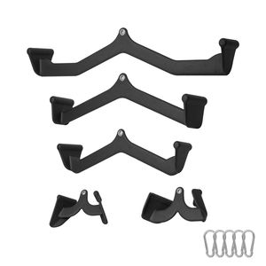 Set di 5 Accessori per Macchina a Cavi LAT Pulldown: Barra a T, Barra a V, Barra per Tricipiti, per Esercizi di Forza Schiena e Accessori per Macchine Fitness - Product Image 1