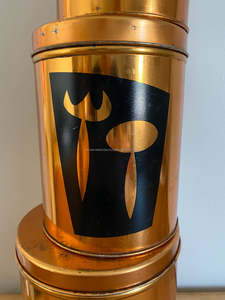 ชุดหม้อจัดเก็บ3ชิ้นทำจากดีบุกสีทองแดงพร้อมดีไซน์ทันสมัยเหมาะสำหรับการจัดระเบียบในบ้านและห้องครัวและการใช้ภาชนะ - Product Image 3